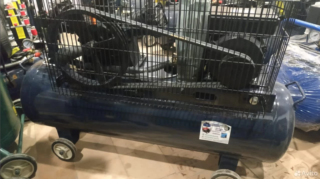 Компрессор воздушный 525/100A 220Вольт 8 атмосфер