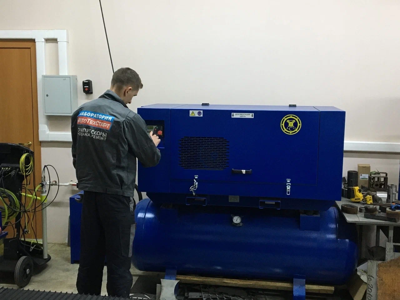 Техническое обслуживание винтовых компрессоров